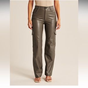 ABERCROMBIE Leather Cargo 90s Pant